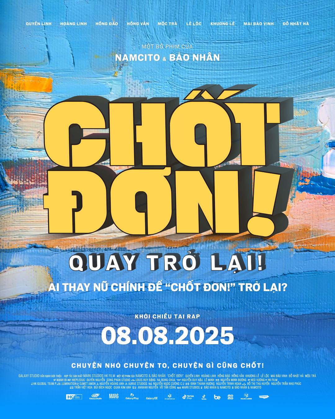 Phim Chốt đơn thay nữ chính, ấn định ngày ra rạp - Ảnh 1.