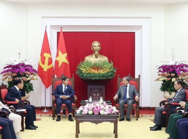 Tổng Bí Thư Tô Lâm tiếp Đặc phái viên Tổng thống Hàn Quốc - Ảnh 1. Tổng Bí thư Tô Lâm tiếp Đặc phái viên Tổng thống Hàn Quốc - Ảnh 1.