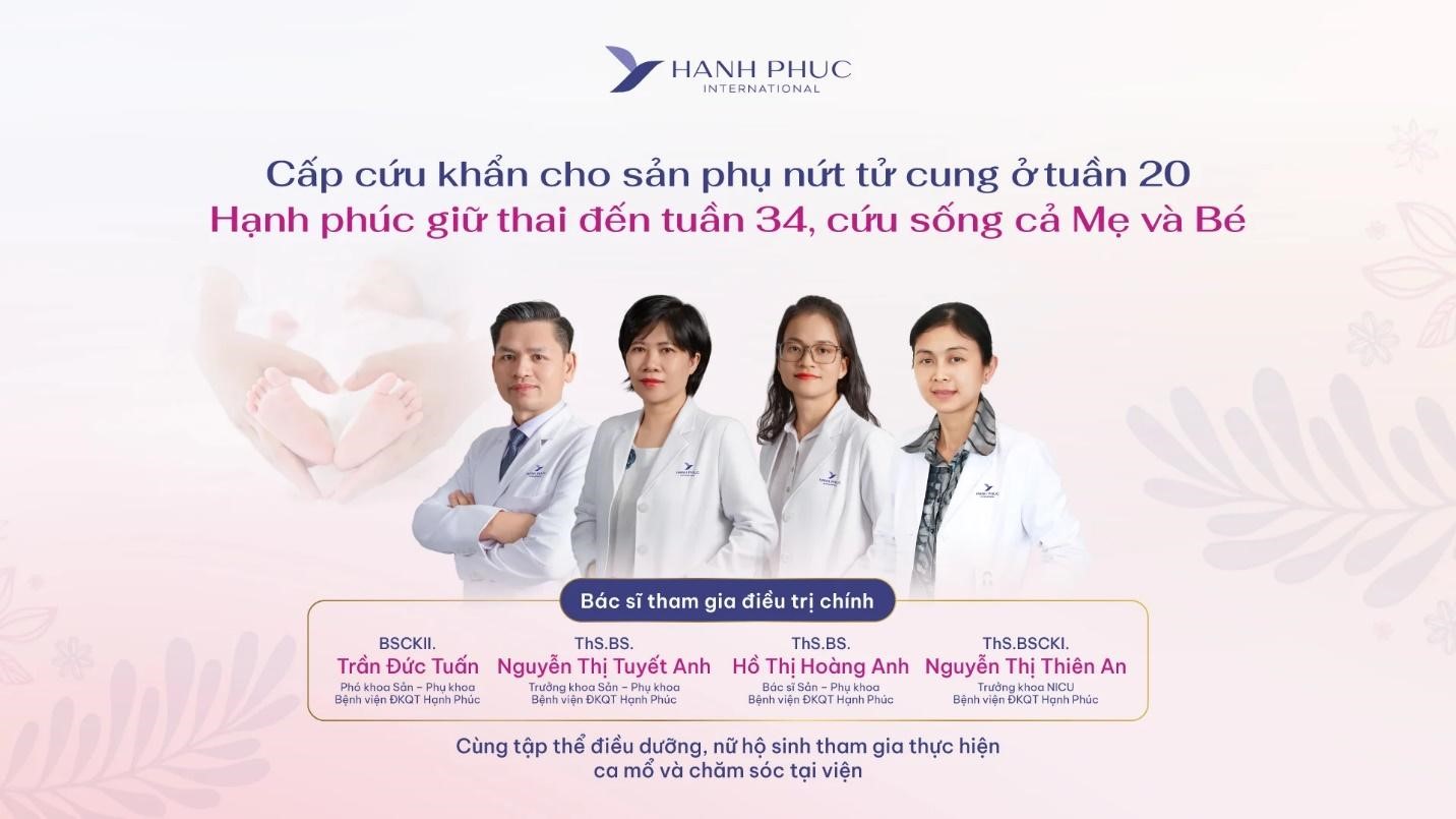 Vượt 'cửa tử' nứt tử cung ở tuần 20 - Hành trình kỳ diệu của thai phụ đến ngày mẹ tròn con vuông - Ảnh 1.