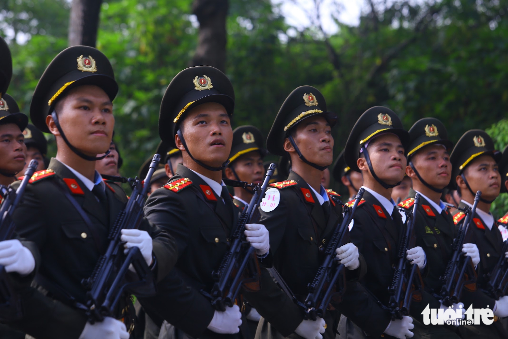 Vietnam security forces complete parade training ahead of National Day celebrations- Ảnh 18. Vietnam security forces complete parade training ahead of National Day celebrations- Ảnh 18.