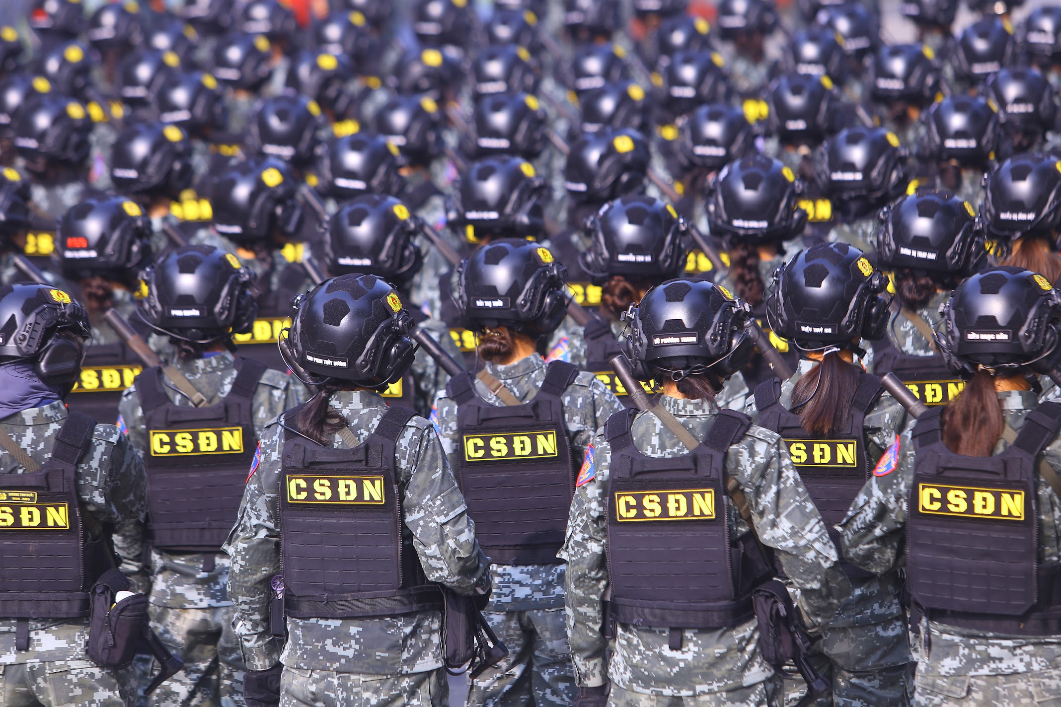 Vietnam security forces complete parade training ahead of National Day celebrations- Ảnh 13. Vietnam security forces complete parade training ahead of National Day celebrations- Ảnh 13.