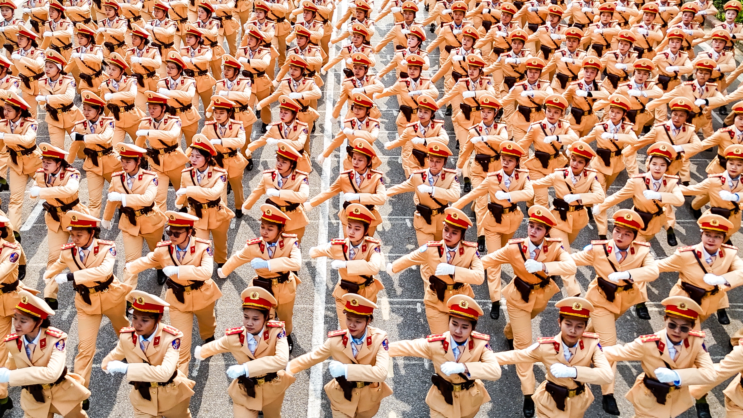 Vietnam security forces complete parade training ahead of National Day celebrations- Ảnh 1. Vietnam security forces complete parade training ahead of National Day celebrations- Ảnh 1.