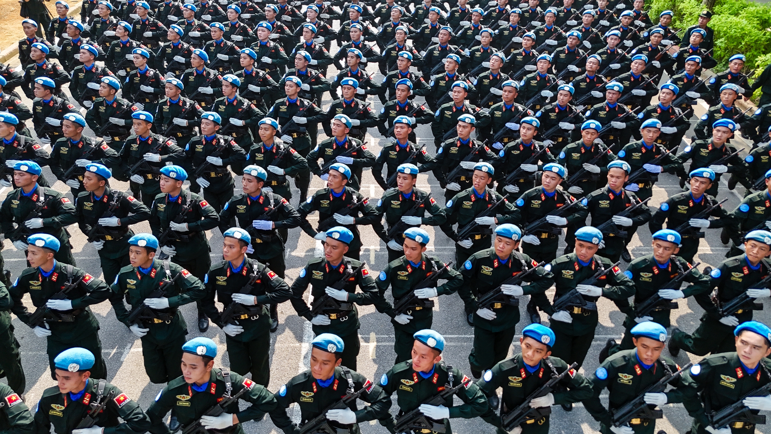 Vietnam security forces complete parade training ahead of National Day celebrations- Ảnh 4. Vietnam security forces complete parade training ahead of National Day celebrations- Ảnh 4.