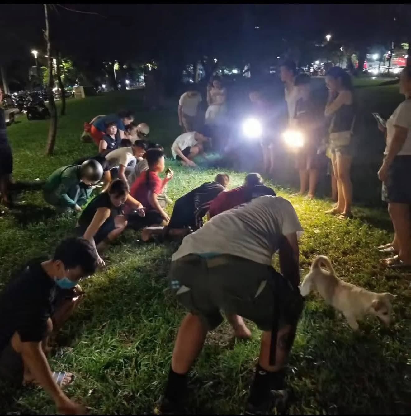 Trắng đêm lục khắp bãi cỏ công viên tìm chiếc nhẫn 'kỷ vật' cho nữ du khách nước ngoài - Ảnh 1.