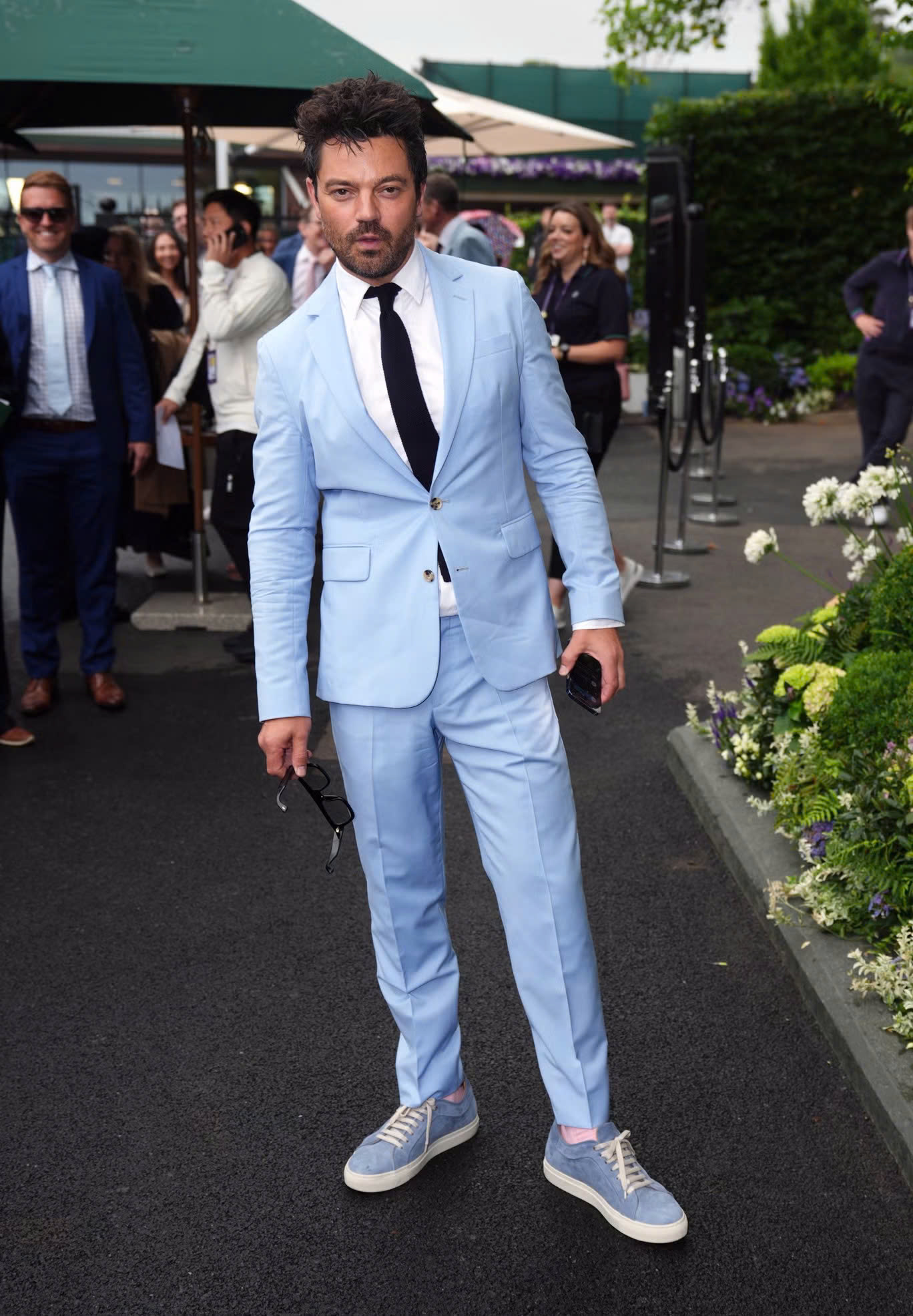 David Beckham, Cate Blanchett lọt top sao mặc đẹp tại giải đấu Wimbledon 2025 - Ảnh 4. David Beckham - Ảnh 4.