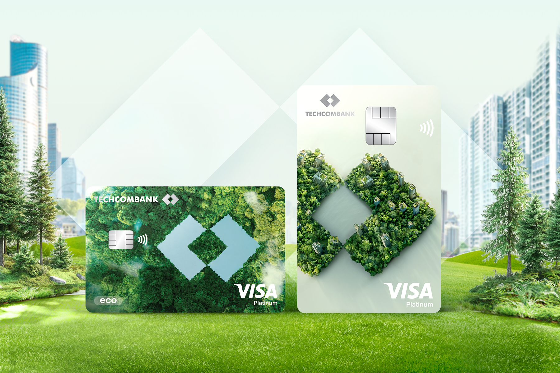 Techcomabank Card 'Sống xanh, tiêu sành' cùng Techcombank Visa Eco hướng tới Net Zero ...