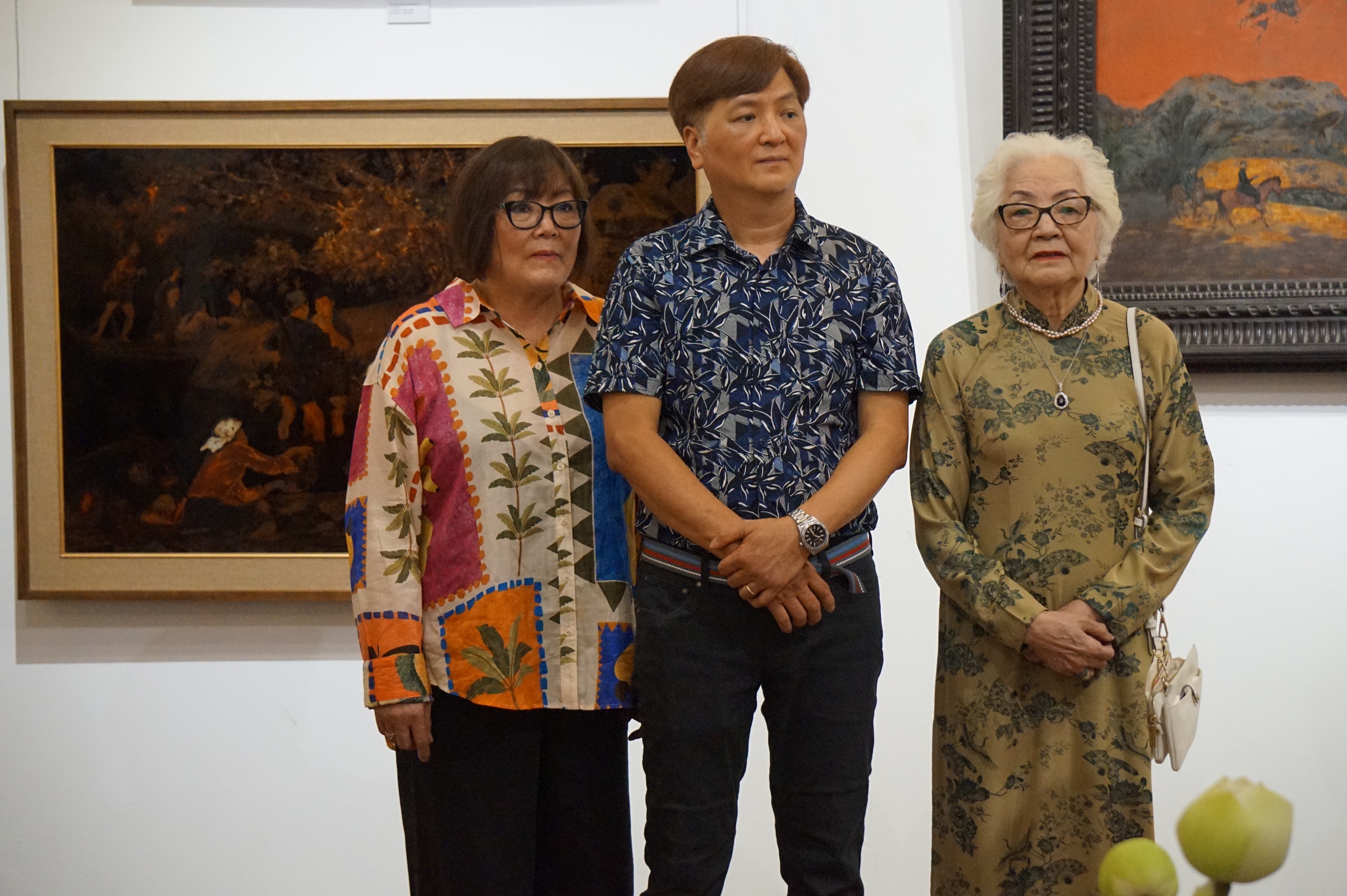 Relembrando Do Huu Hue, a pessoa apaixonada por desenhar o Tio Ho visitando a classe do ensino fundamental - Foto 2. Nhớ Đỗ Hữu Huề, người vẽ Bác Hồ thăm lớp vỡ lòng - Ảnh 2.