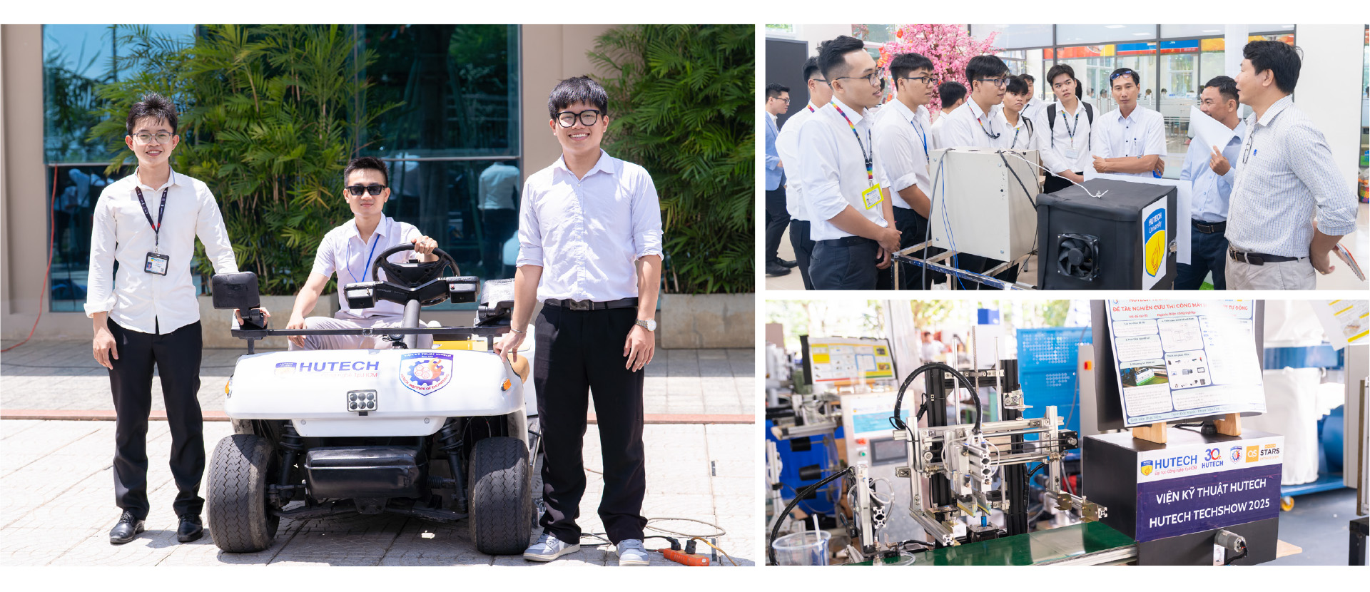 Xe điện tự lái - tâm điểm chú ý tại HUTECH TECHSHOW 2025 - Ảnh 2.
