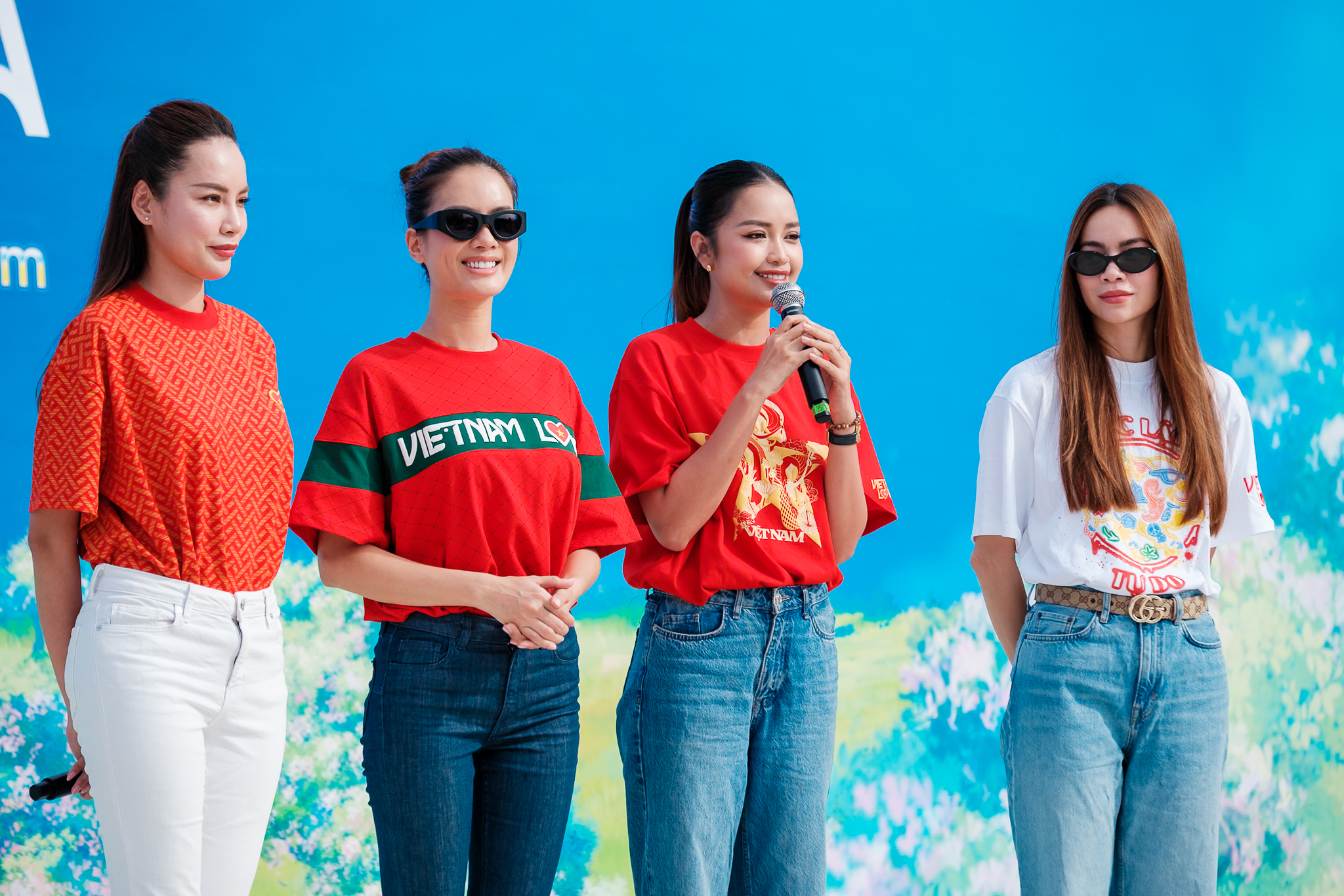 Ho Ngoc Ha, Ngoc Chau og Le Hoang Phuong planter kongelige poinciana-trær i Creative Park - Foto 3. Hồ Ngọc Hà - Ảnh 3.