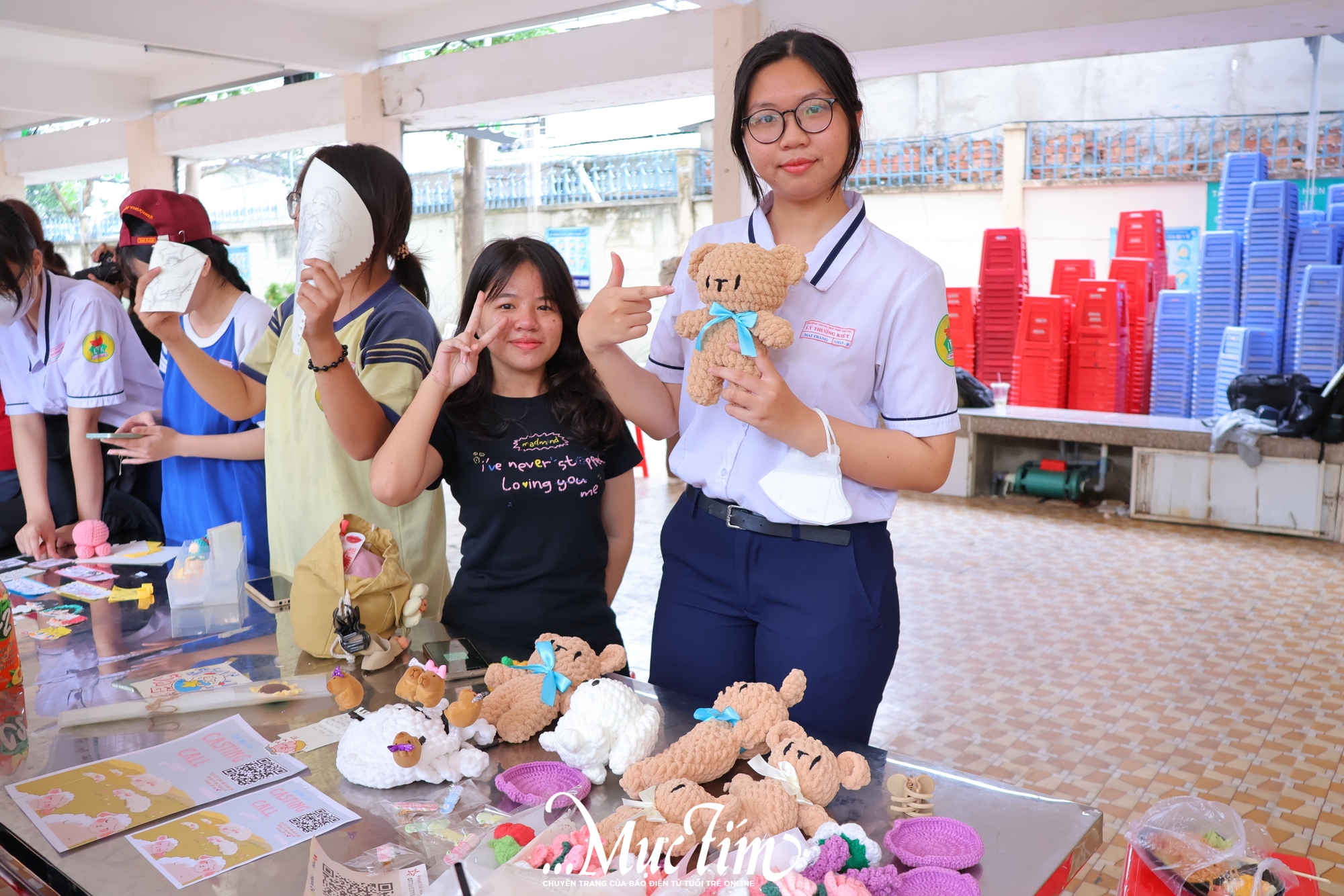 Học sinh lớp 10 Trường THPT Lý Thường Kiệt thích thú trước màn chào sân của các câu lạc bộ trường - Ảnh 6.