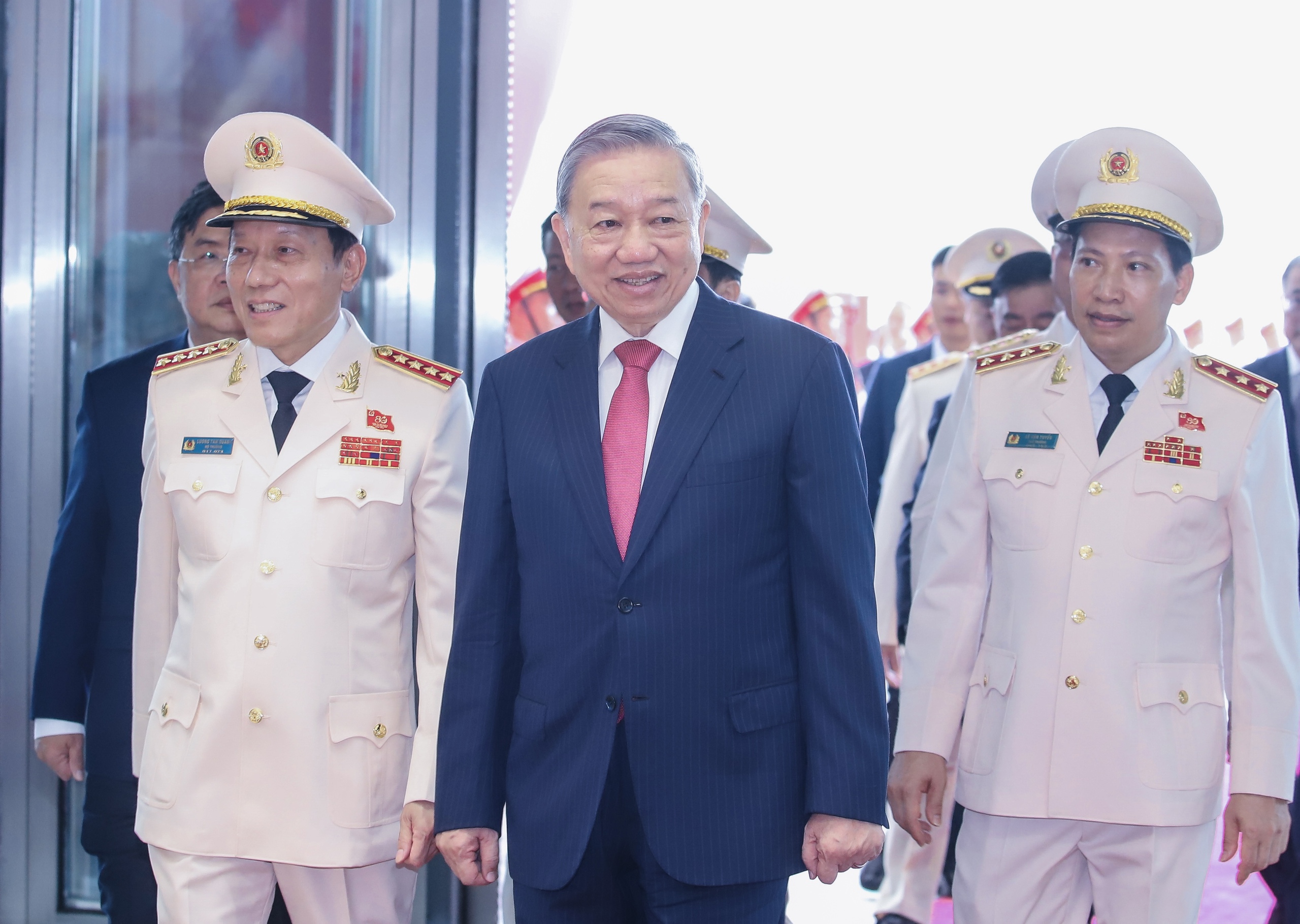 Tổng Bí thư Tô Lâm dự Lễ kỷ niệm 80 năm Ngày truyền thống Công an nhân dân - Ảnh 1.