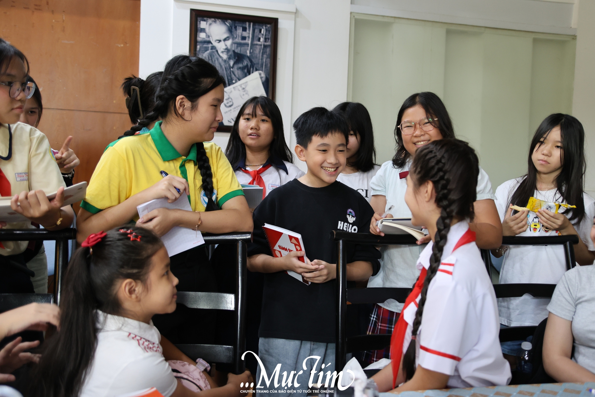 Cùng CLB Phóng viên nhí học kỹ năng phỏng vấn- Ảnh 18.