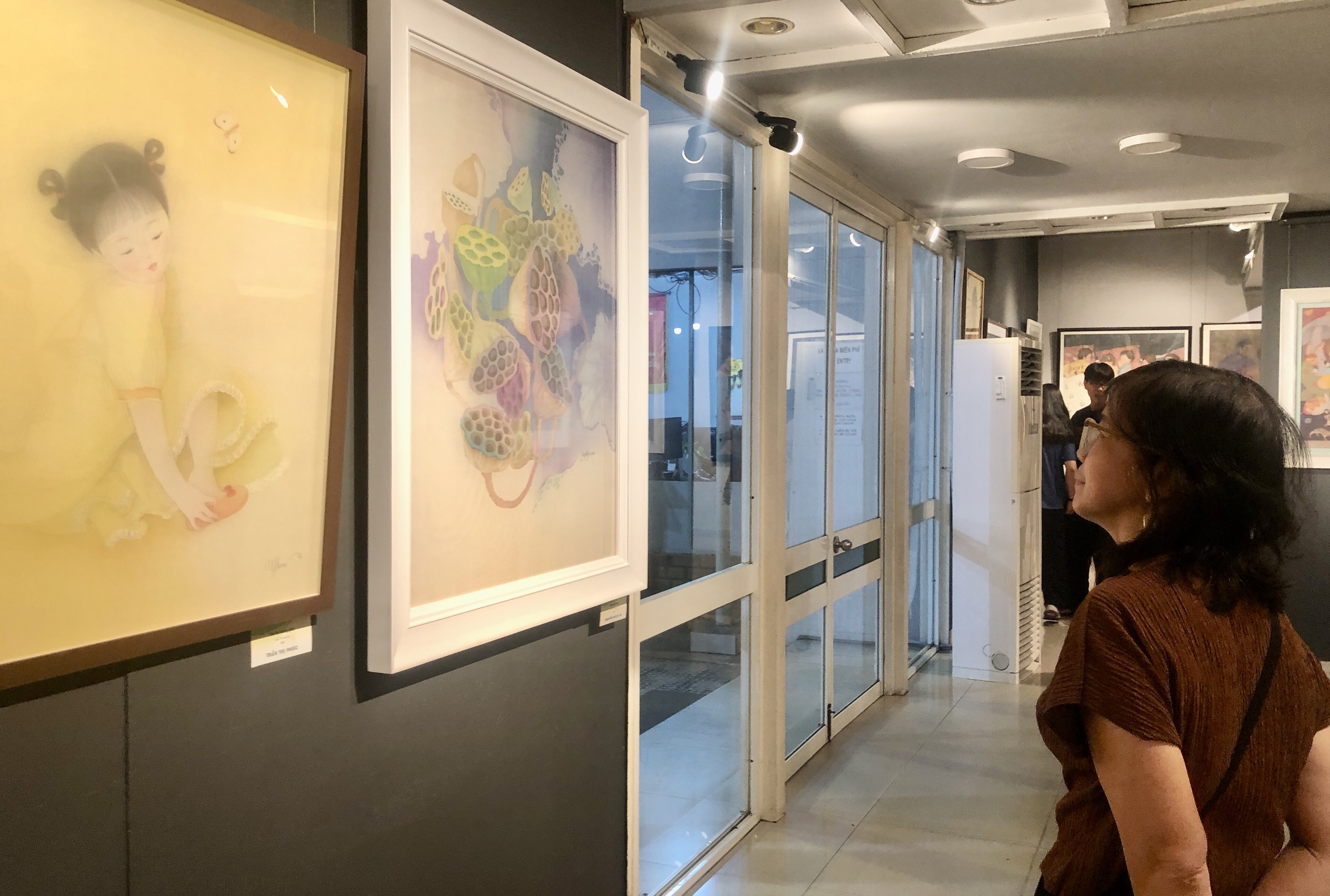 selyemfestés - 4. kép. tranh lụa - Ảnh 4.