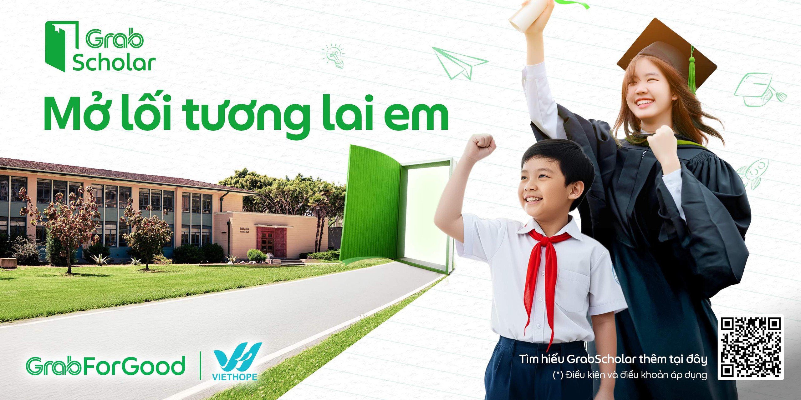 Triển khai chương trình học bổng GrabScholar dành cho học sinh, sinh viên - Ảnh 1.