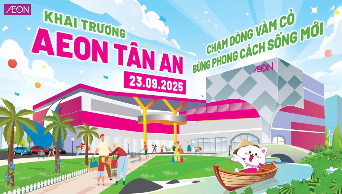 AEON Tân An sắp khai trương tại Đồng bằng sông Cửu Long - Ảnh 2.