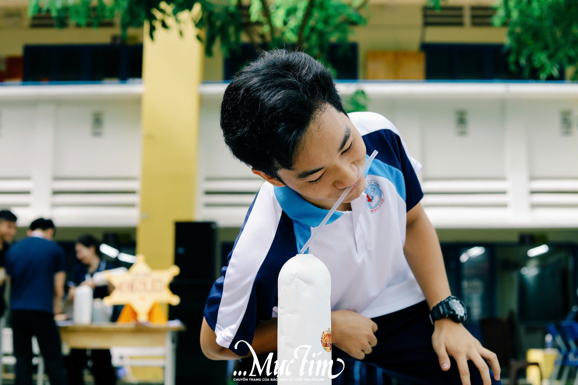 Cuộc đua phiên bản miền viễn Tây của 'tân binh' lớp 10 Trường THPT Bình Phú- Ảnh 22.