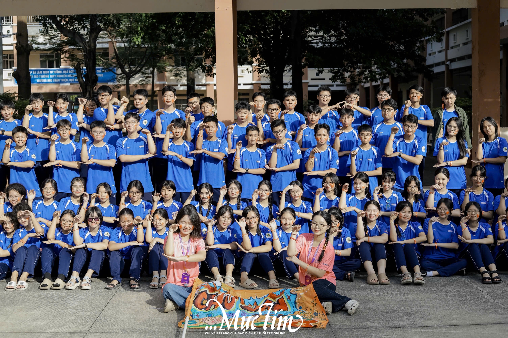 Học sinh Trường THPT Nguyễn Hữu Huân ‘chạm sóng’ tần số 2528Hz tại hội trại đón ‘tân binh’ - Ảnh 12.