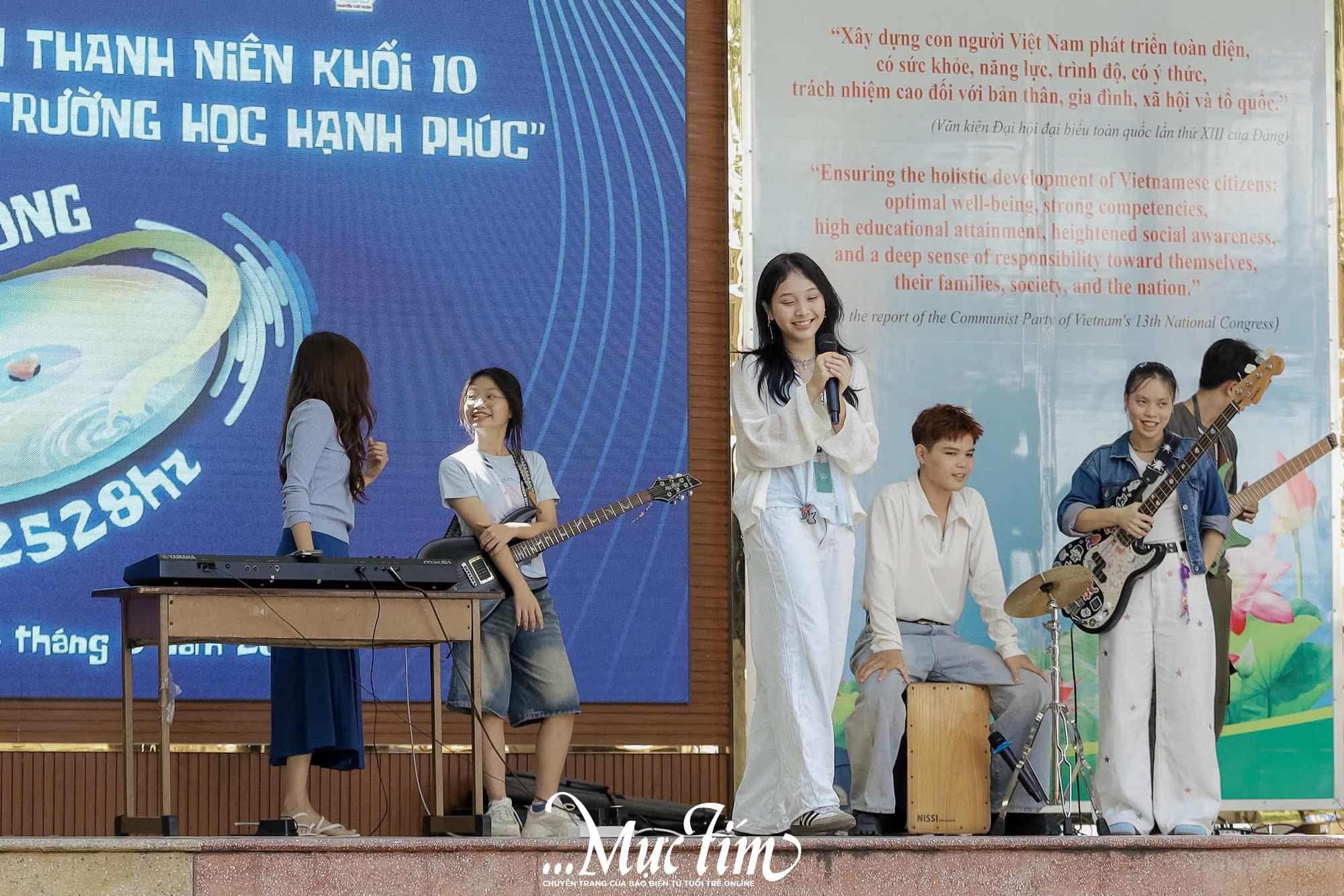 Học sinh Trường THPT Nguyễn Hữu Huân ‘chạm sóng’ tần số 2528Hz tại hội trại đón ‘tân binh’ - Ảnh 25.