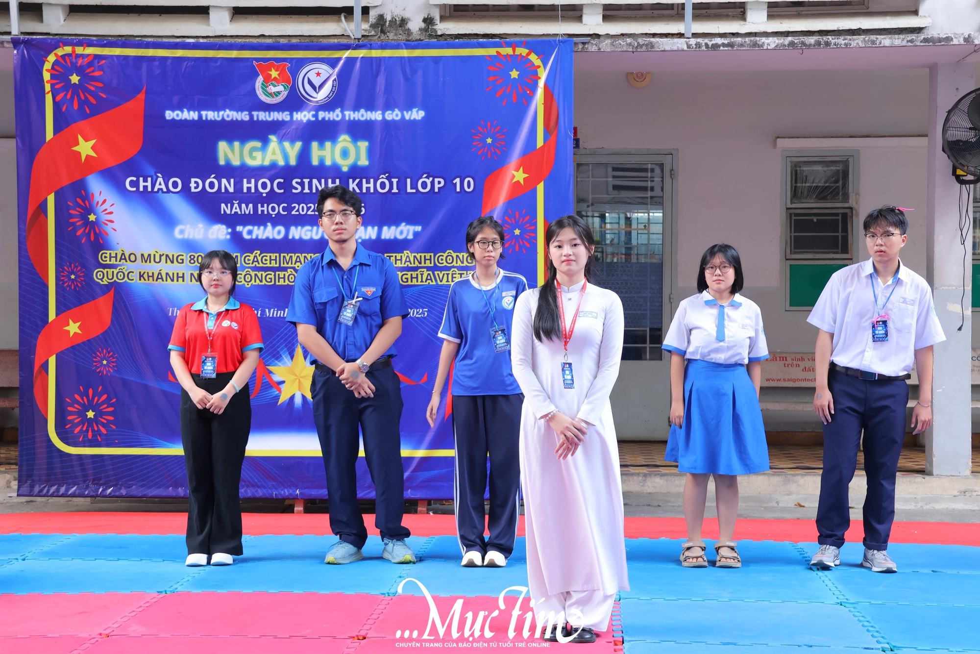 Trường THPT Gò Vấp tưng bừng chào đón học sinh khối 10 - Ảnh 4.