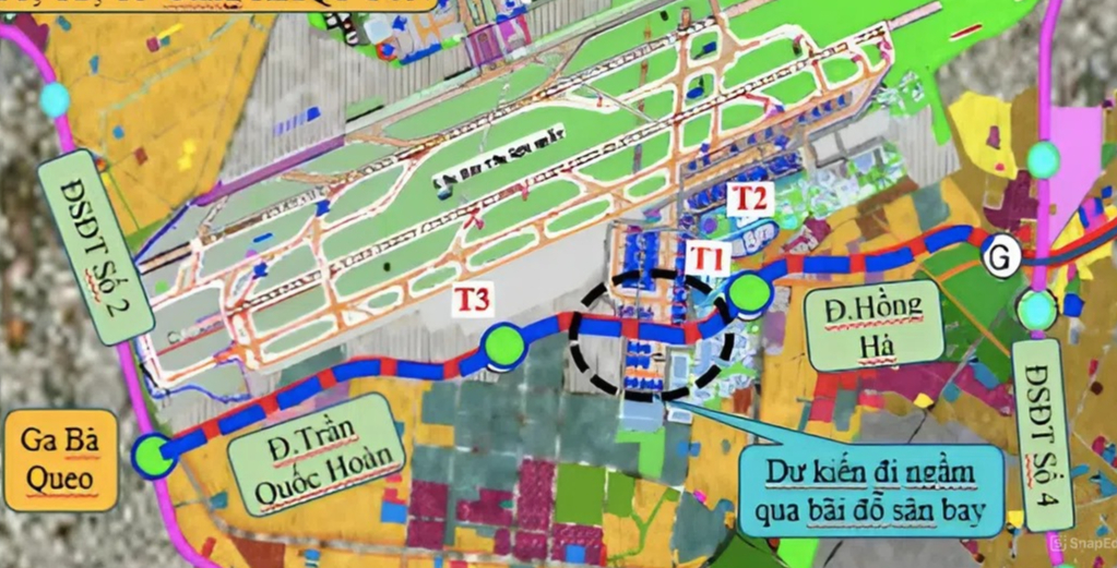 Welke stedelijke spoorlijnen verbinden de luchthavens Long Thanh en Tan Son Nhat? - Foto 7. Các tuyến đường sắt đô thị nào sẽ nối sân bay Long Thành và Tân Sơn Nhất? - Ảnh 7.