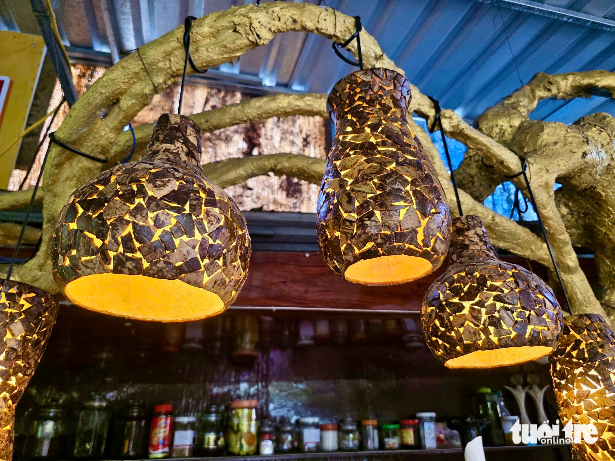 Γιγάντιος τόνος φτιαγμένος από κελύφη καρύδας - Φωτογραφία 7. Cá ngừ đại dương 'khủng' làm từ gáo dừa- Ảnh 7.