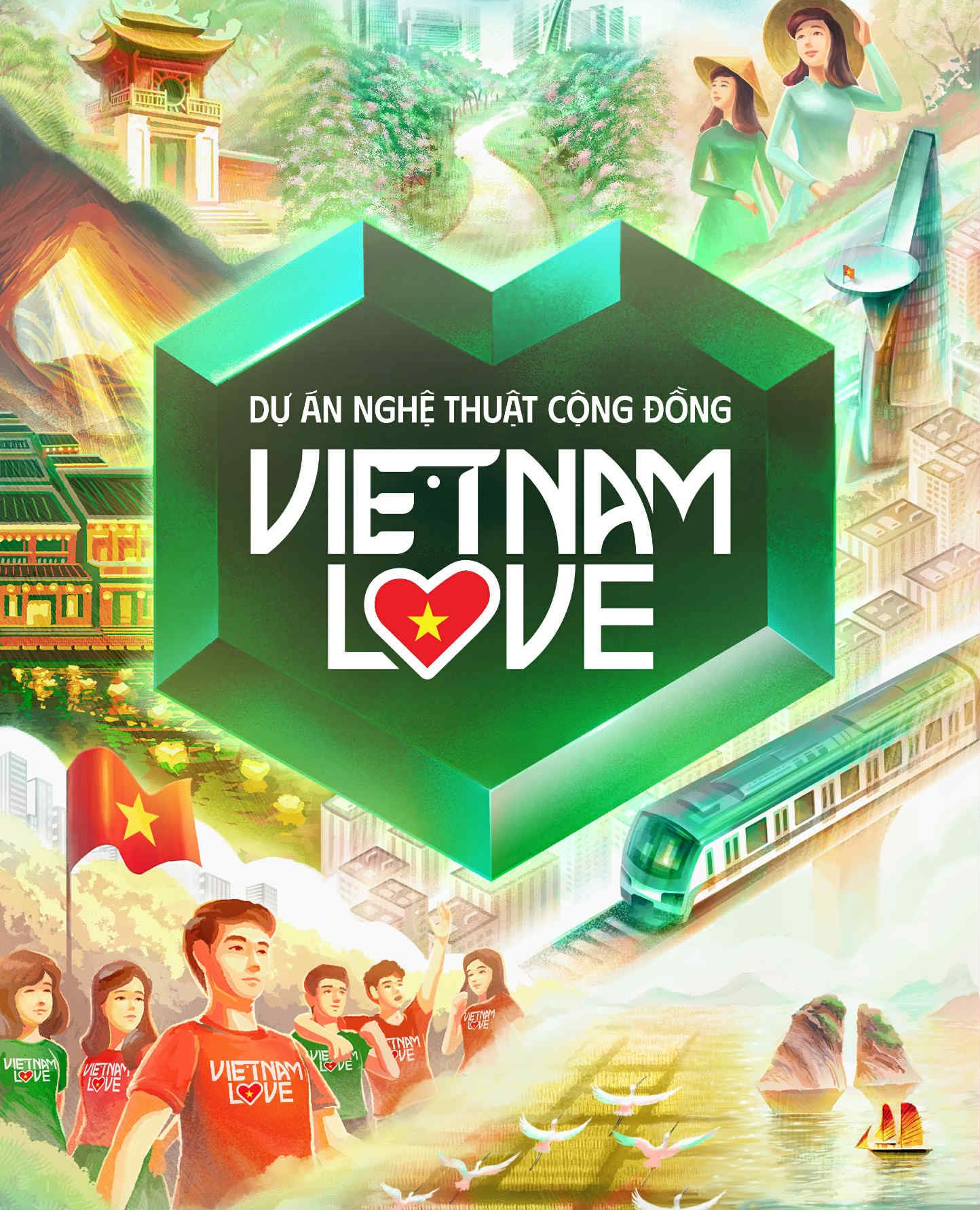 Celebrity živě prodávají trička, aby získaly finanční prostředky na projekt Viet Nam Love - Foto 3. Viet Nam Love - Ảnh 3.