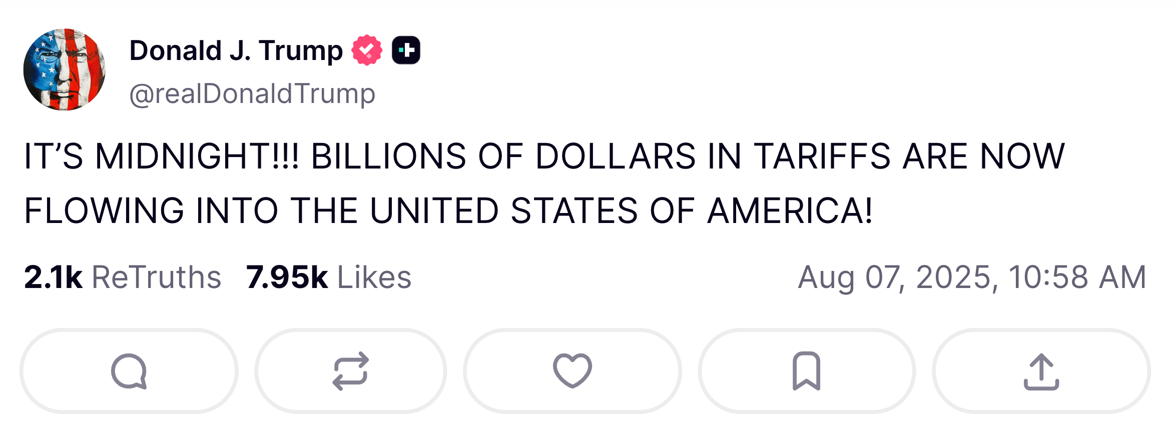 মার্কিন পারস্পরিক কর আনুষ্ঠানিকভাবে কার্যকর - ছবি ২। thuế đối ứng - Ảnh 2.