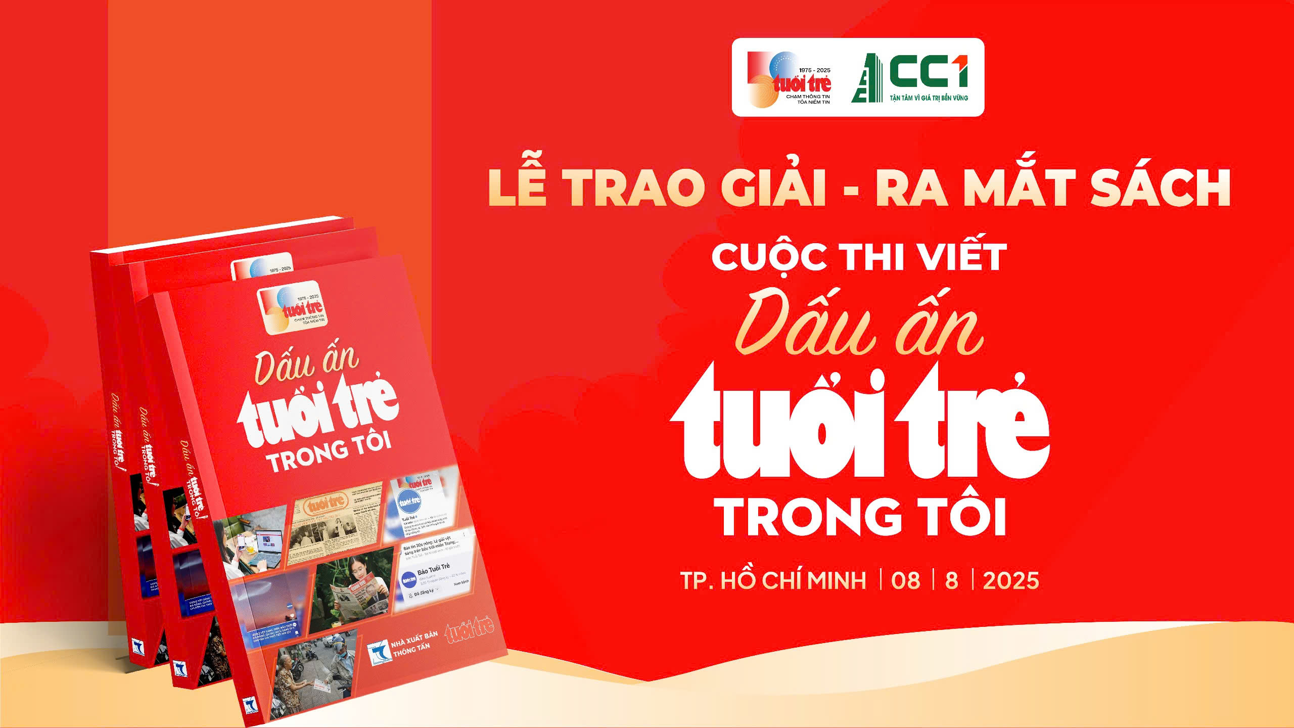 Lễ trao giải và ra mắt sách cuộc thi viết 'Dấu ấn Tuổi Trẻ trong tôi' - Ảnh 1. Dấu ấn Tuổi Trẻ trong tôi - Ảnh 1.