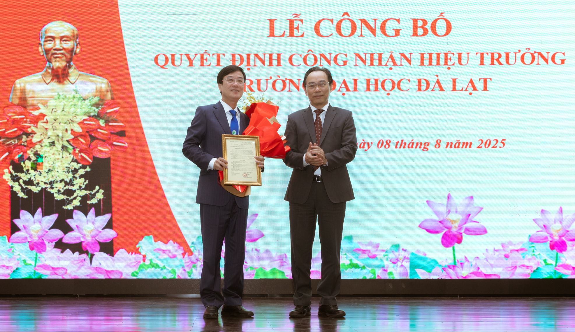 Tiến sĩ Lê Minh Chiến tiếp tục làm hiệu trưởng Trường đại học Đà Lạt - Ảnh 1.