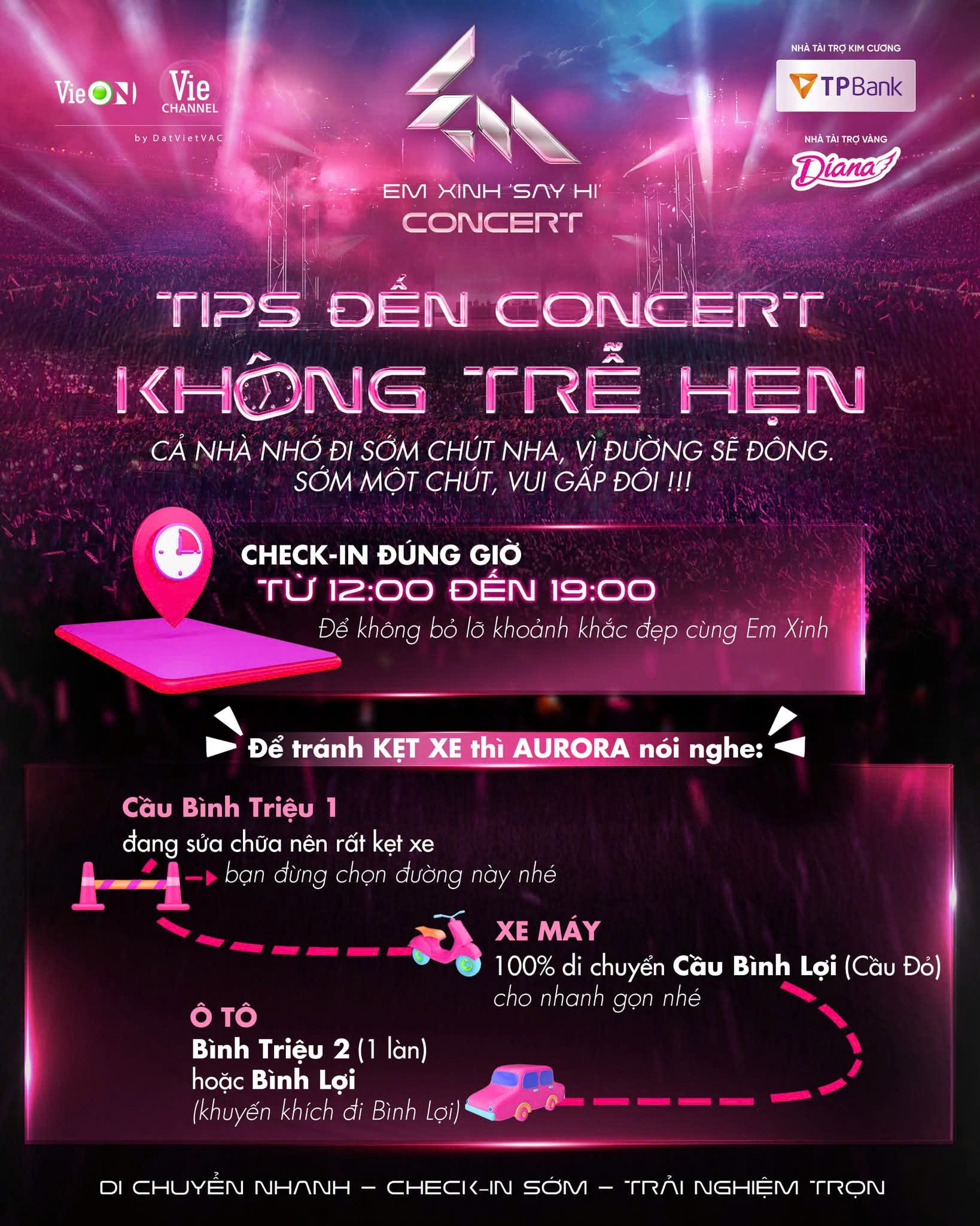Những lưu ý quan trọng khi tham gia concert Em xinh say hi - Ảnh 2.