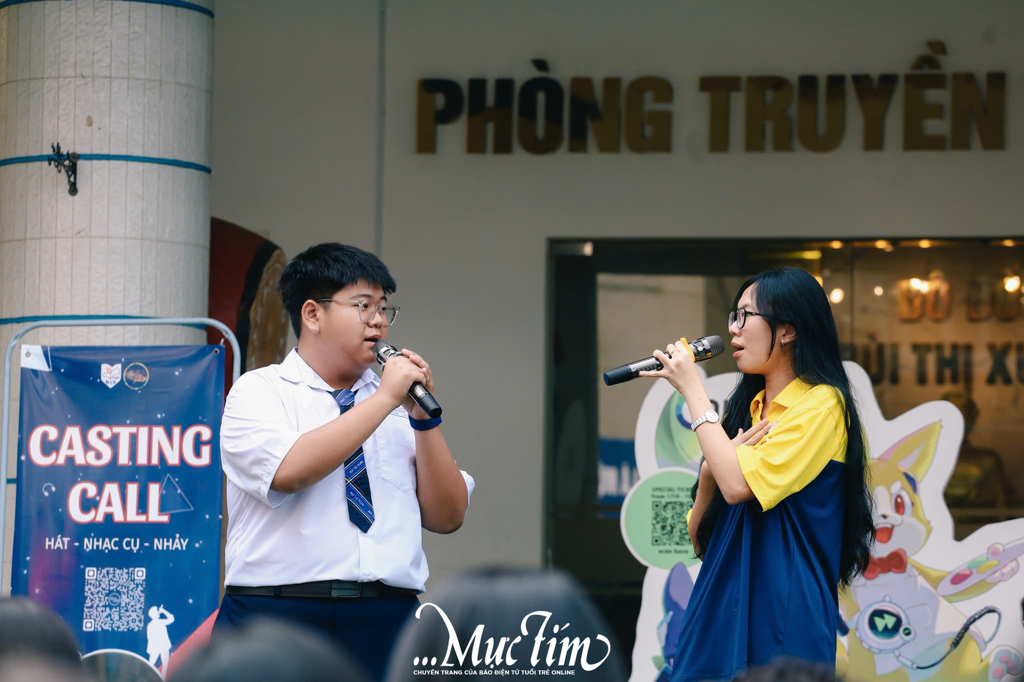 Teen Trường THPT Bùi Thị Xuân mê mẩn ‘mini show’ âm nhạc giờ ra chơi - Ảnh 14.