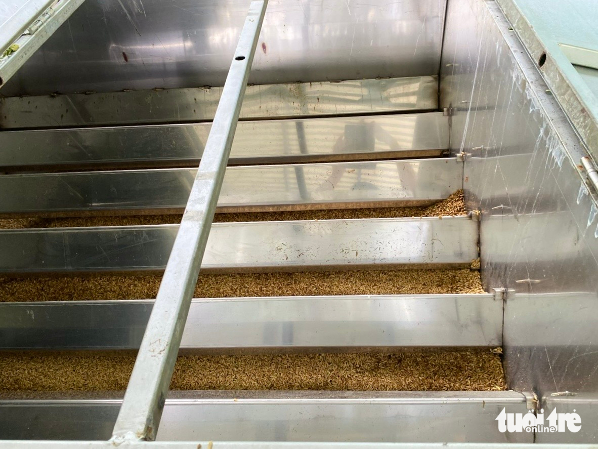 Giảng viên, sinh viên chế tạo máy sấy hạt di động cho nông dân  - Ảnh 3.