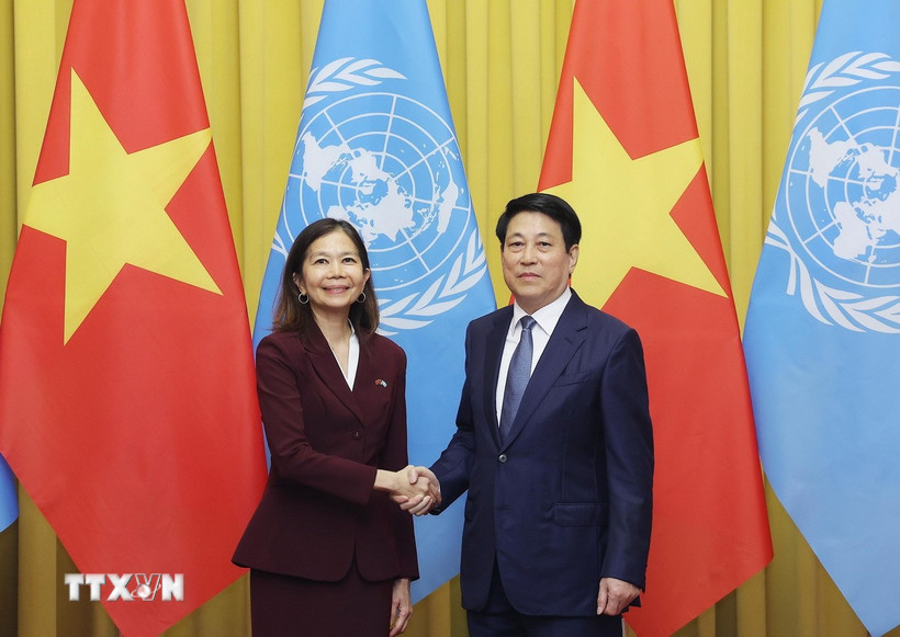 Chủ tịch nước Lương Cường: Việt Nam ủng hộ mạnh mẽ Liên hợp quốc - Ảnh 1.