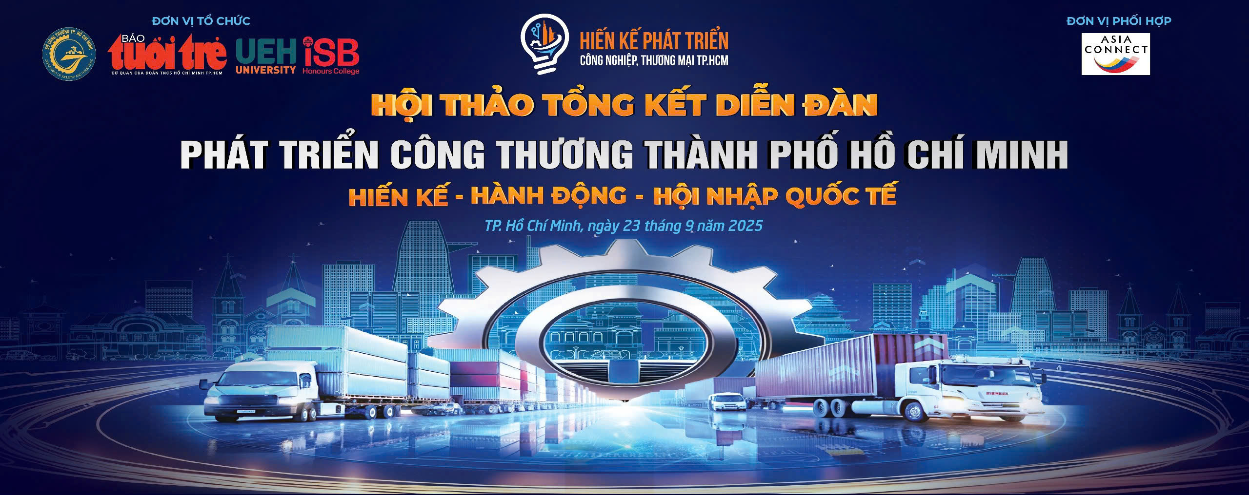 Mời tham dự hội thảo tổng kết Diễn đàn Phát triển công thương TP.HCM - Ảnh 1.