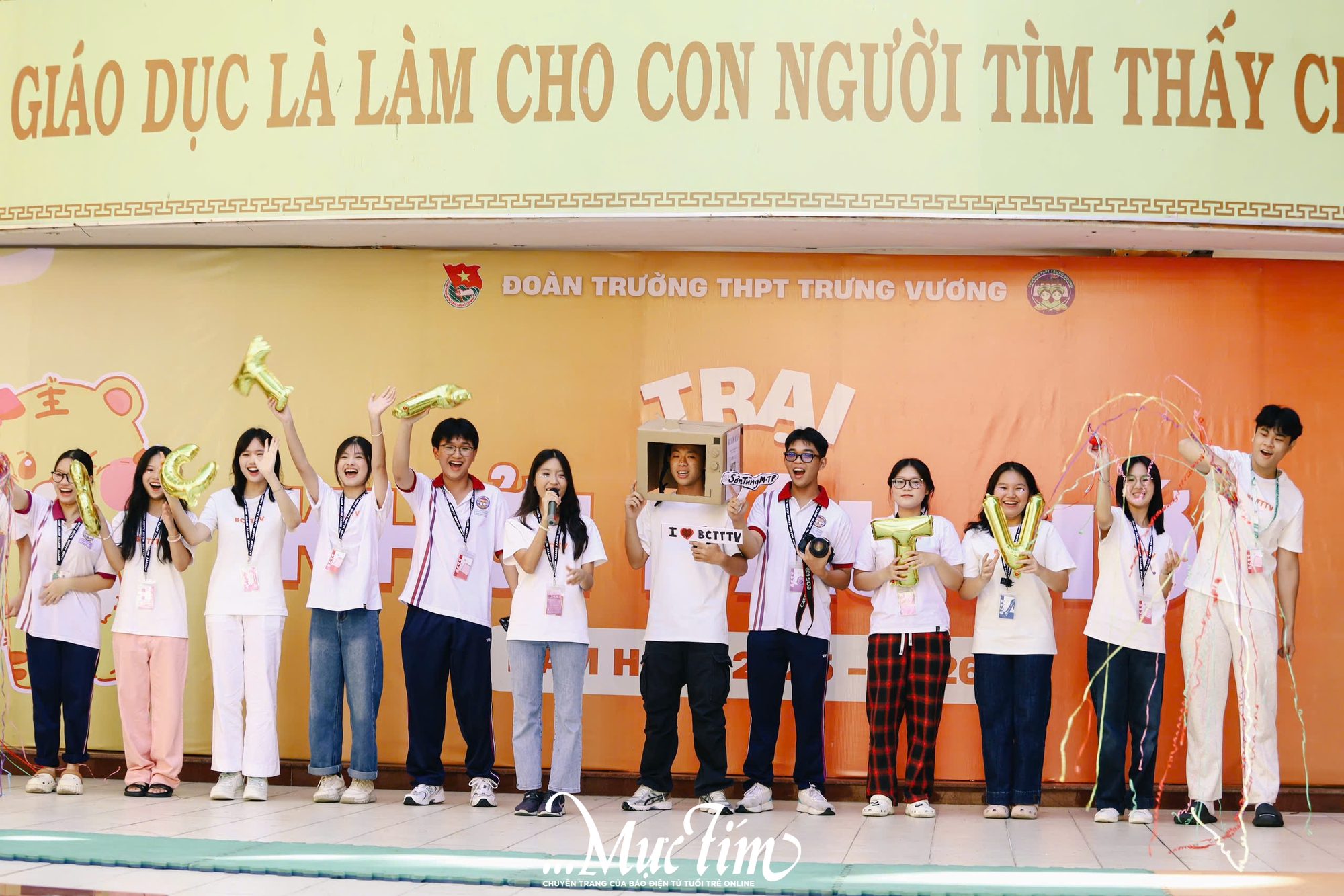 Teen Trường THPT Trưng Vương cùng nhau tạo nên ‘khởi đầu mới’ tại trại chào đón học sinh khối 10 - Ảnh 20.