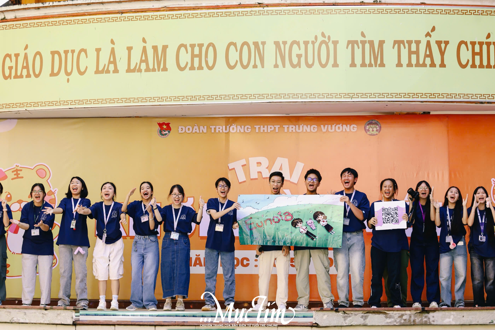 Teen Trường THPT Trưng Vương cùng nhau tạo nên ‘khởi đầu mới’ tại trại chào đón học sinh khối 10 - Ảnh 22.