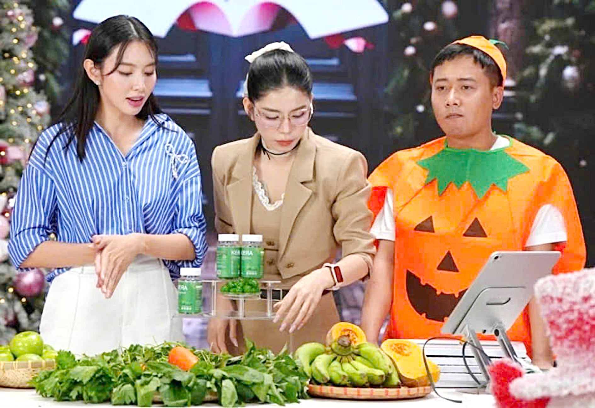 Kẹo Kera chứa thuốc xổ, hoa hậu Thùy Tiên vẫn quảng cáo dùng được cho trẻ nhỏ và bà bầu - Ảnh 1.