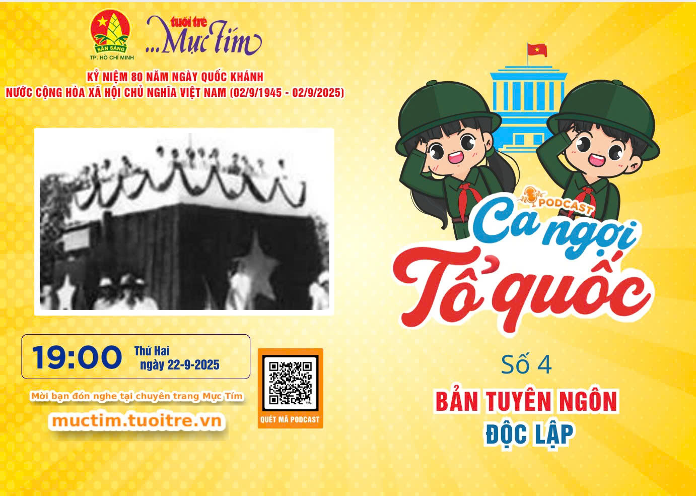 Podcast Ca ngợi Tổ quốc: Bản Tuyên ngôn Độc lập