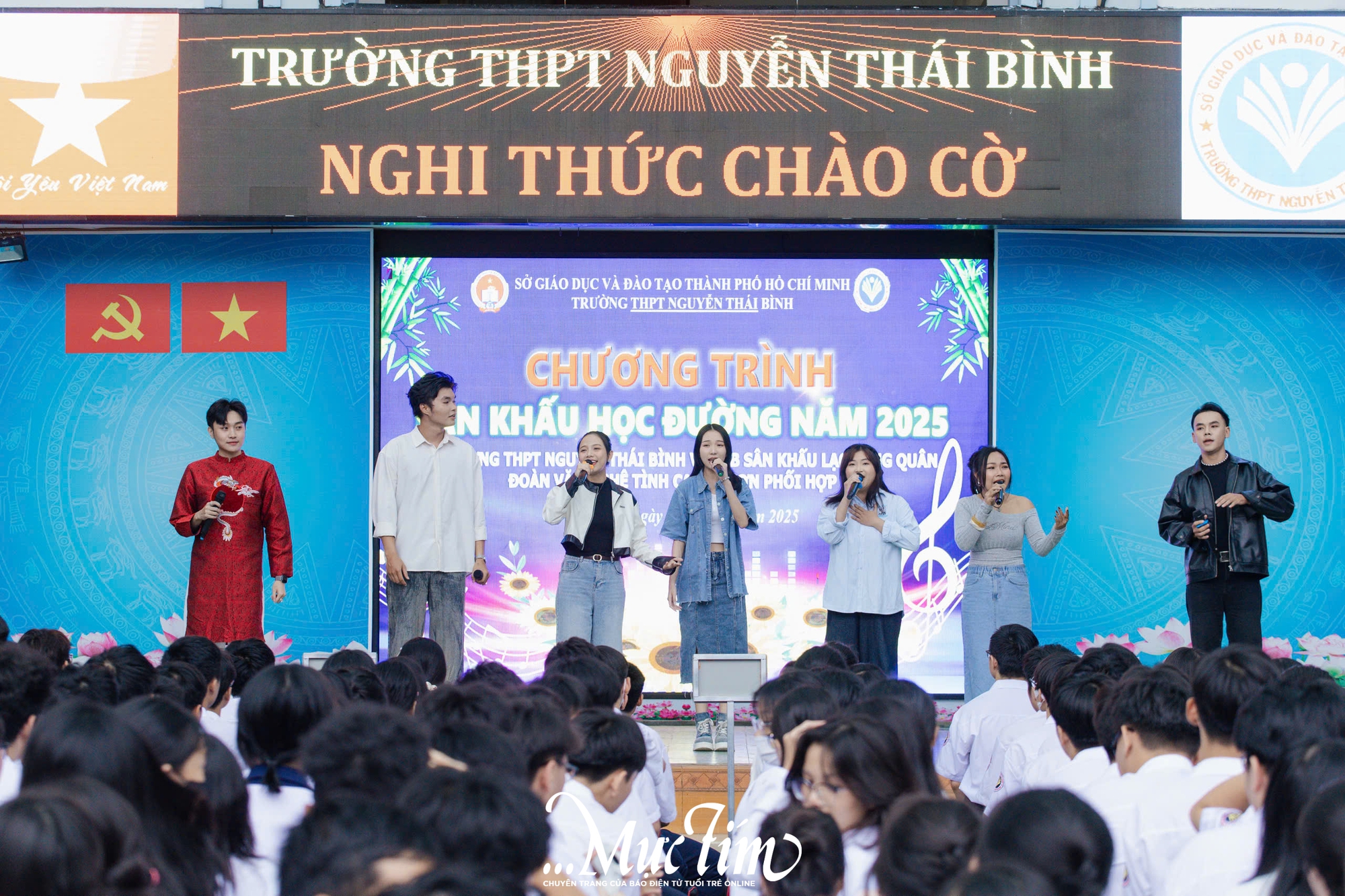 Teen Trường THPT Nguyễn Thái Bình giao lưu với nghệ sĩ nổi tiếng ngay tại trường- Ảnh 8.
