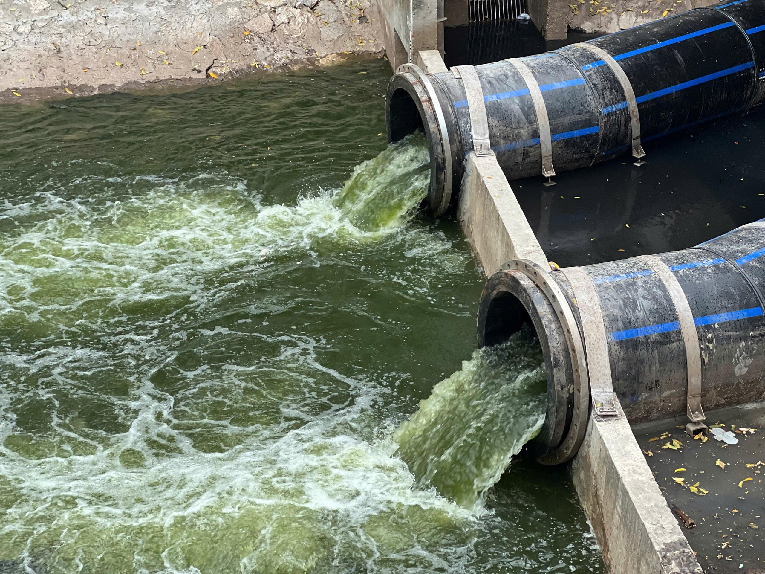 Công viên dọc sông Tô Lịch 4.700 tỉ dự kiến xây trong 2 năm - Ảnh 1.