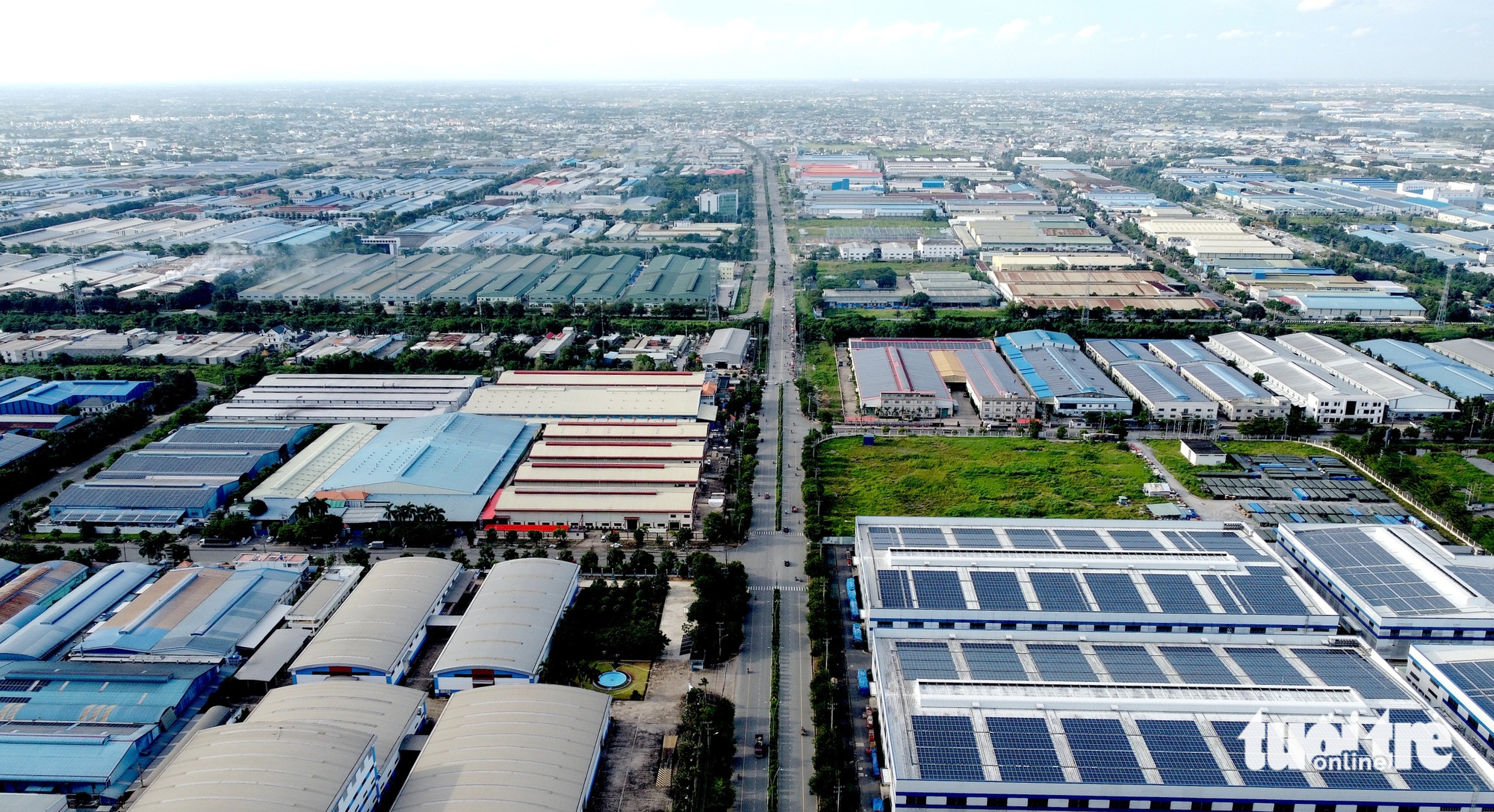 Flycam đường Hải Sơn - Tân Đô của Tây Ninh chờ kết nối đường Võ Văn Kiệt nối dài của TP.HCM - Ảnh 2.