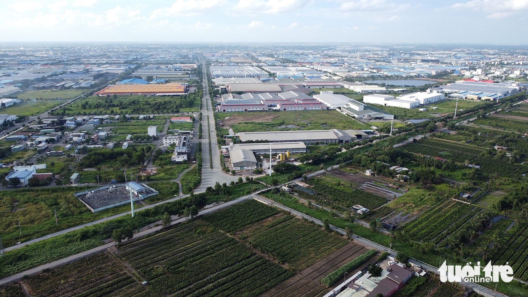 Flycam đường Hải Sơn - Tân Đô của Tây Ninh chờ kết nối đường Võ Văn Kiệt nối dài của TP.HCM - Ảnh 3.