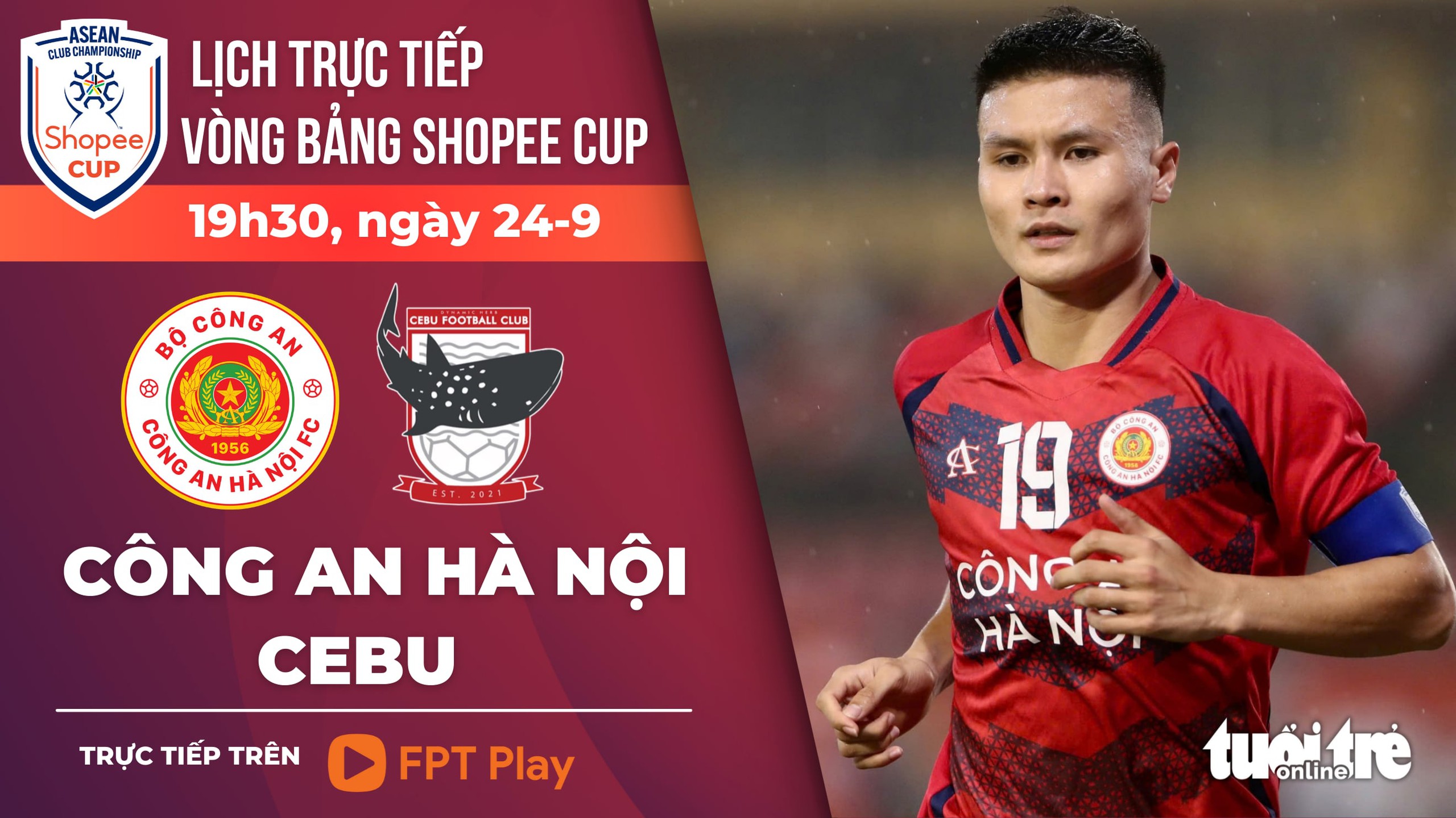 Lịch trực tiếp vòng bảng Shopee Cup: CLB Công An Hà Nội đấu đội bóng Philippines - Ảnh 1.