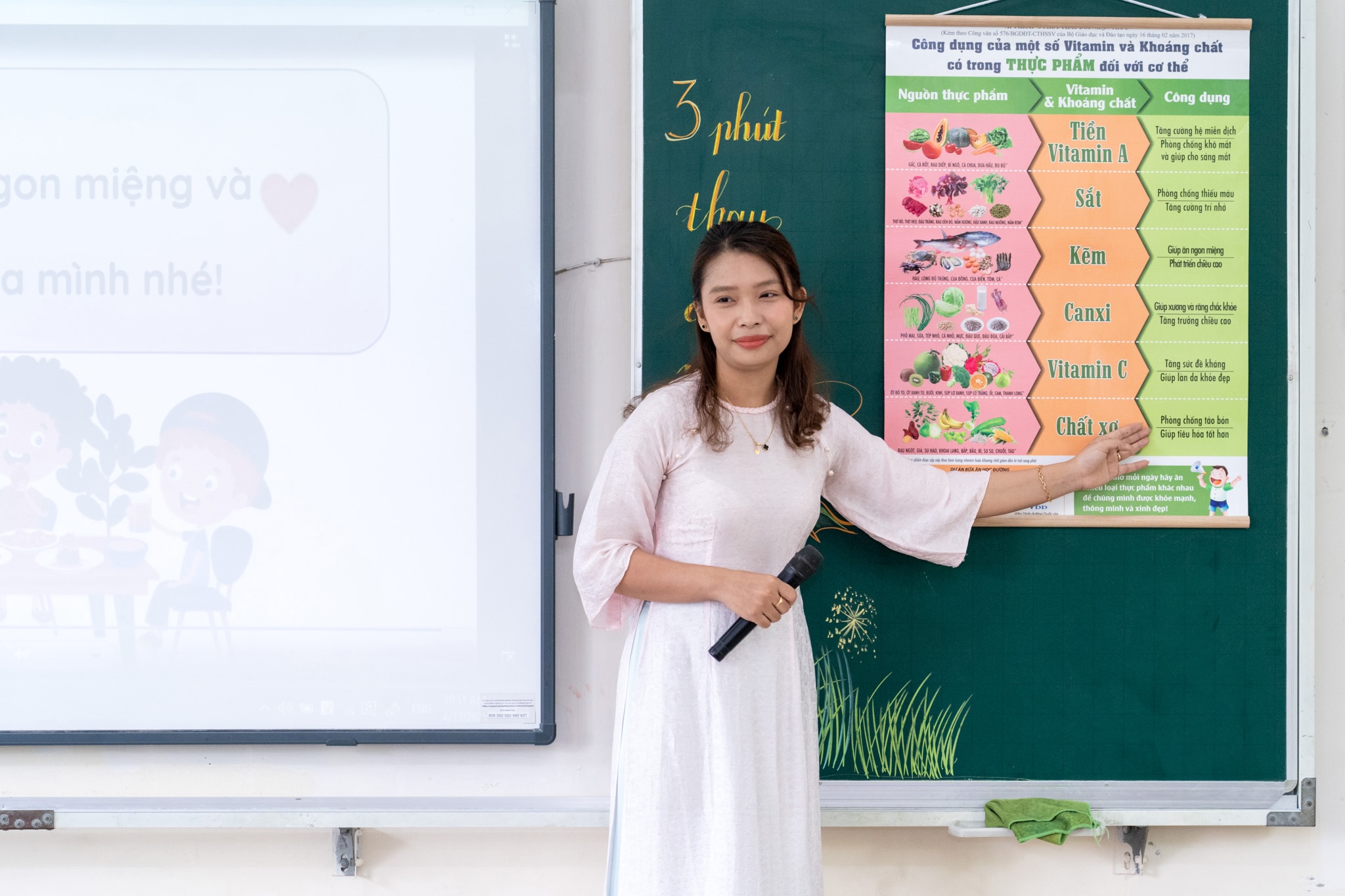 Để rau xanh thành ‘niềm vui bữa trưa’ của học sinh - Ảnh 3.