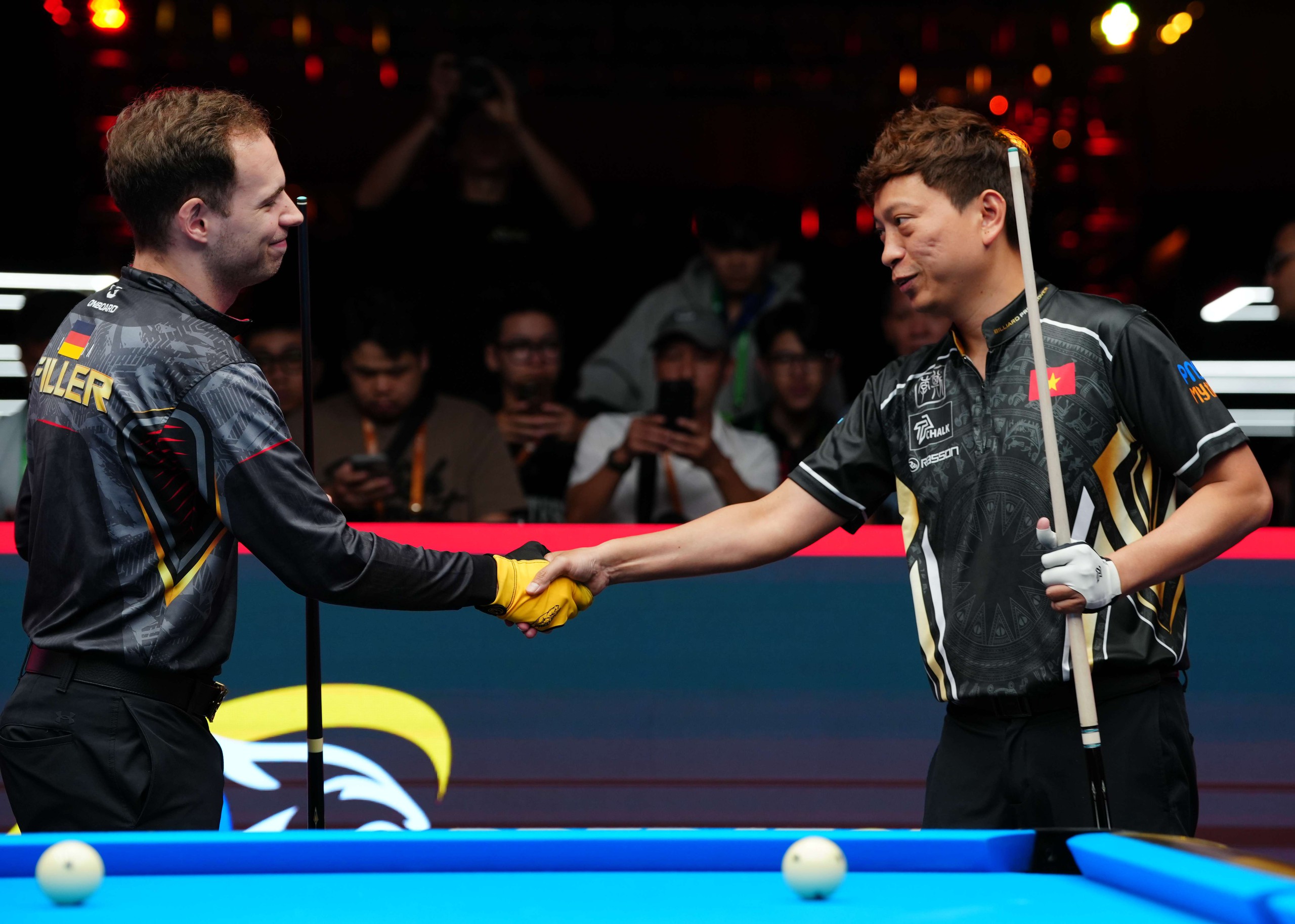 Hoàng 'Sao' 2 lần thoát hiểm trước Filler, vào vòng 1/8 Pool 10 bi thế giới - Ảnh 1.