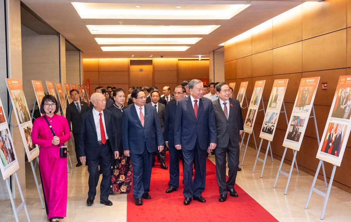 Tổng Bí thư Tô Lâm, Thủ tướng Phạm Minh Chính dự Đại hội Đảng bộ Quốc hội lần thứ I - Ảnh 3.