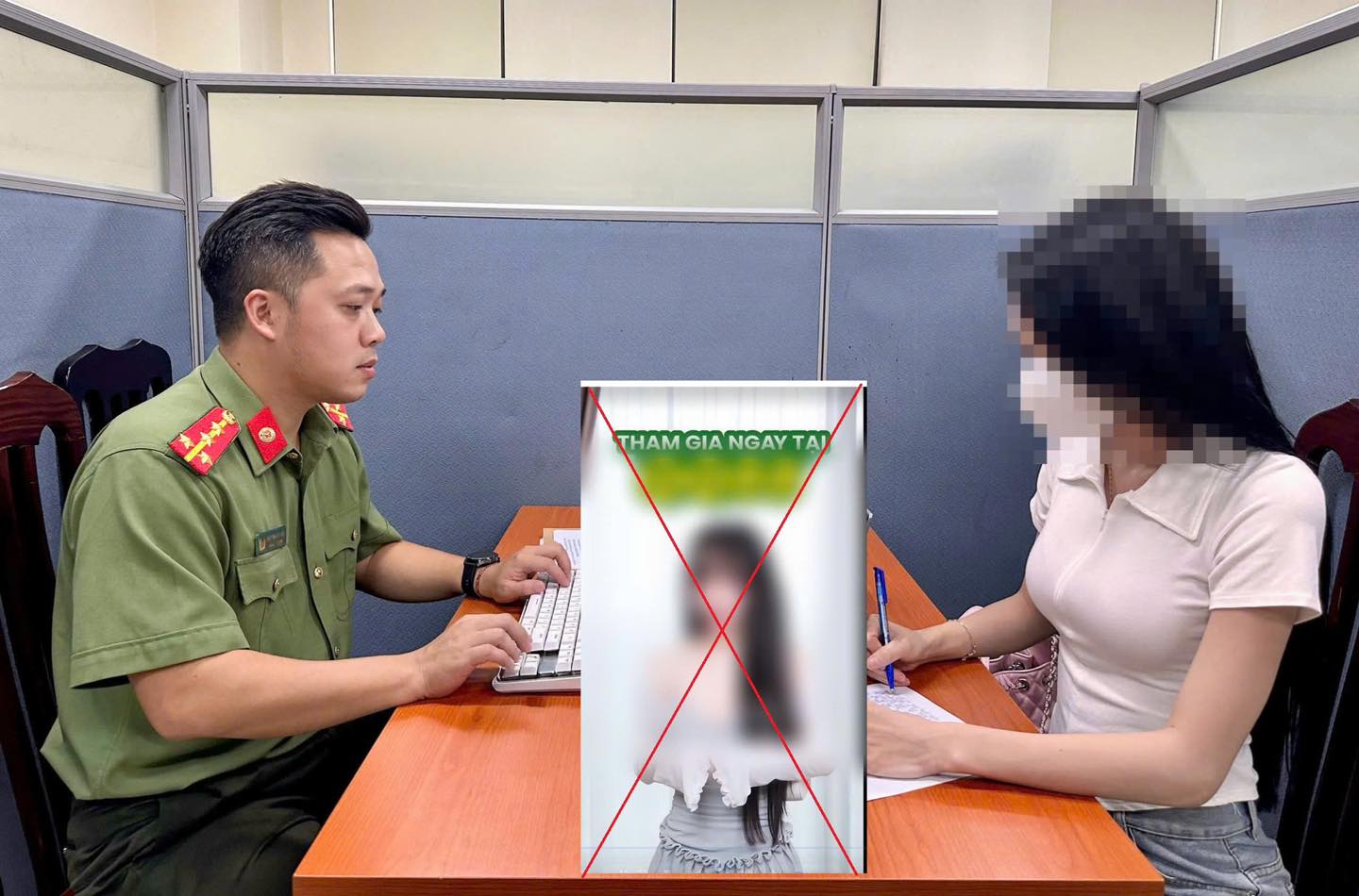 Xử phạt cô gái quảng cáo đánh bạc trên Facebook - Ảnh 1.