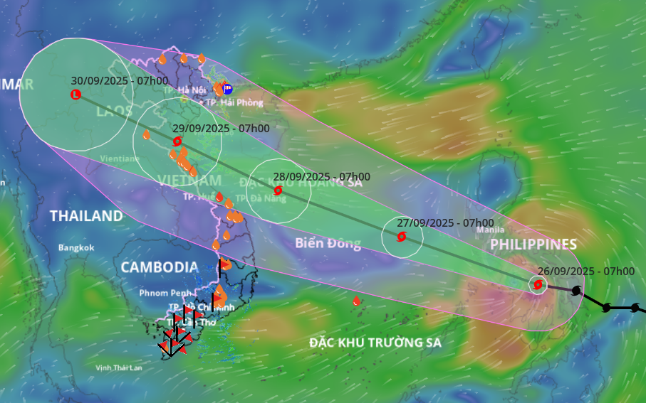 Storm Bualoi may strike central Vietnam with strength rivaling storm Kajiki - Ảnh 2.