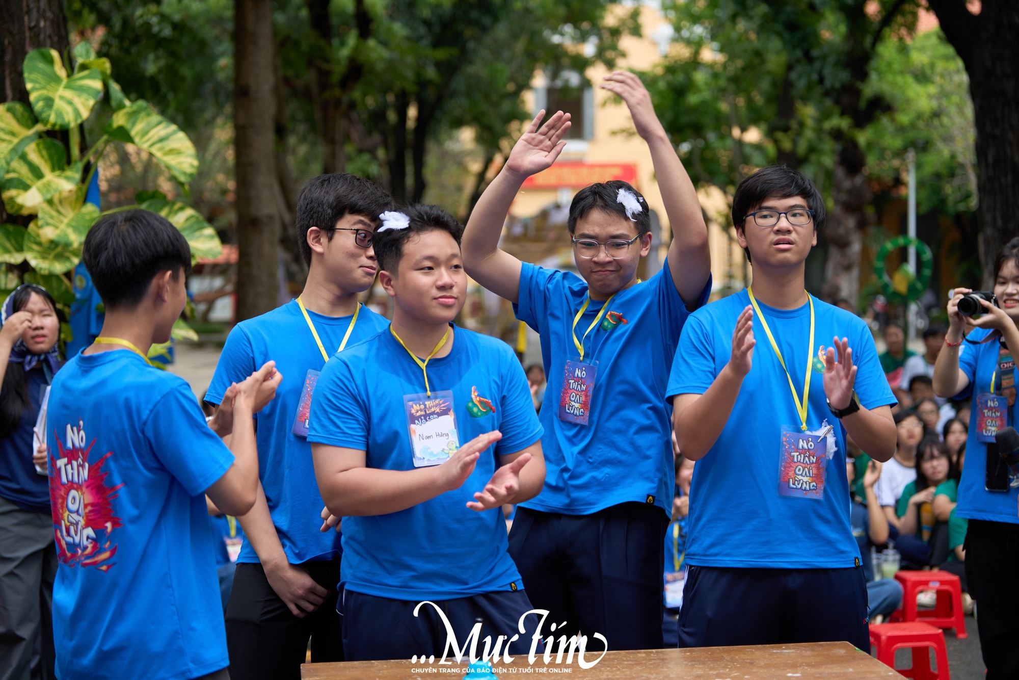 Trai tài gái giỏi cháy hết mình tại Hội trại khối 10 Trường THPT Nguyễn Thị Minh Khai - Ảnh 19.