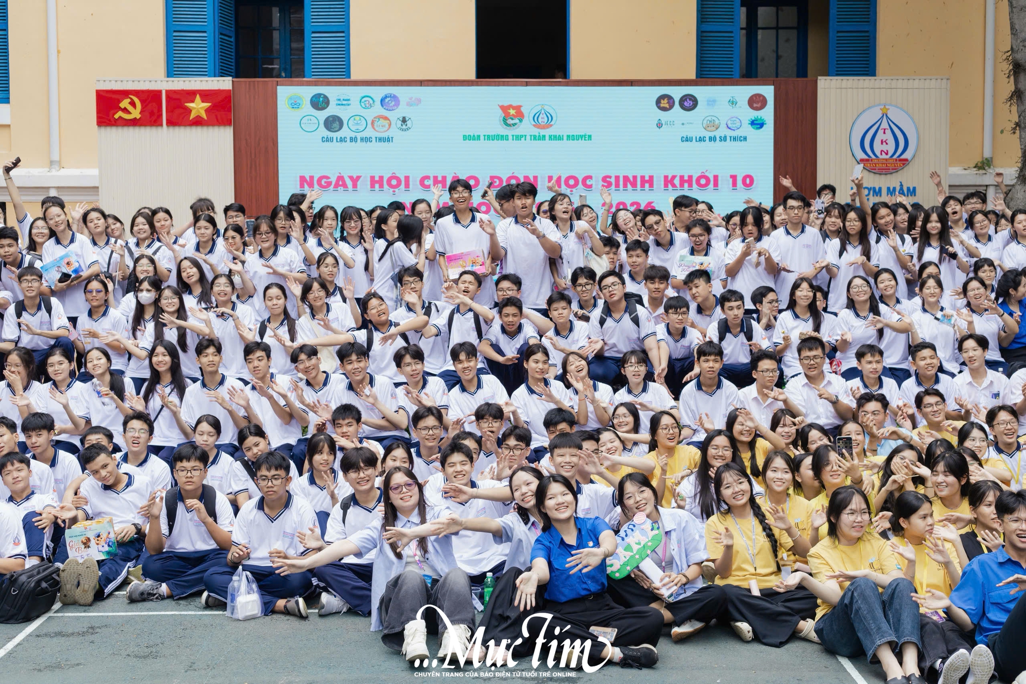 Teen Trường THPT Trần Khai Nguyên cùng tạo nên khởi đầu mới tại ngày hội đón tân binh- Ảnh 1.
